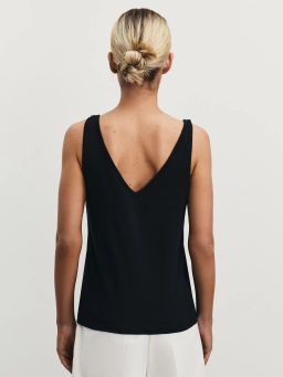 Майка из вискозы и хлопка / Zarina  фото 5