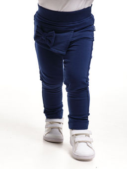 Брюки для девочки UD 0306 синий - Mini maxi фото 4