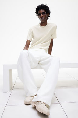 Camiseta en punto texturizado Regular Fit - H&m фото 3