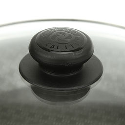 Lace Сковорода с антипригарным покрытием д24см Кружево, h4,5см, s0,2см, стеклянная крышка, съемная ручка (Россия) - Домашняя мода фото 2