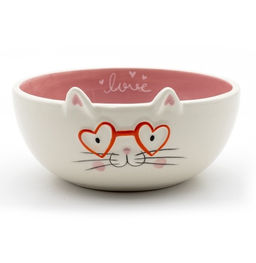 Тарелка керамическая Happy cat, 14х6,6 см