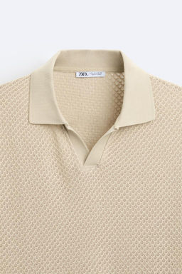 TEXTURED POLO SHIRT - Zara фото 16
