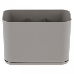 Сушилка для столовых приборов пластмассовая "Смарт" 15,7х8,7х11,1см, пыльно-серый (Россия)