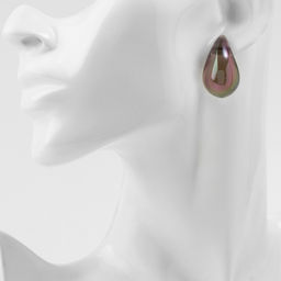 Серьги капля QF Гламур, набор 3 пары, разноцветный, прозрачный  фото 3