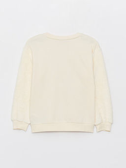 Bisiklet Yaka Minnie Mouse Bask?l? Uzun Kollu K?z ?ocuk Sweatshirt - Waikiki фото 2