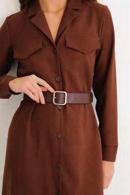 Платье-рубашка с английским воротником - Martichelli фото 201