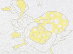 6с103.412ж1 Гусь-мороз(лимонно-серый) Полотенце махровое 50х90см