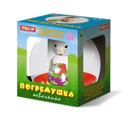 Погремушка - неваляшка "Кошечка" (01590, "Stellar") в коробке