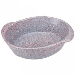 Лоток для запекания керамический Трапеза 2,2л, 30х22х11,5см, Дуэт, средний, овальный, с ручками, с крышкой (Россия) - Домашняя мода фото 2