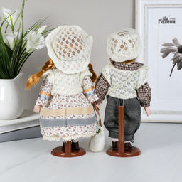 Сувенир коллекционный Мальчик и Девочка 2 штуки набор 31 см / 1213 /уп 24/ - Галеонтрейд фото 19