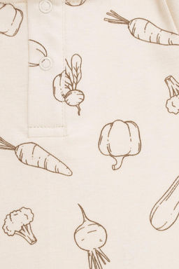 Crockid _ К 6527/осенний урожай на античном белом полукомбинезон яс  фото 2