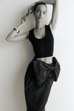Falda cruzada con lazo - H&m фото 2