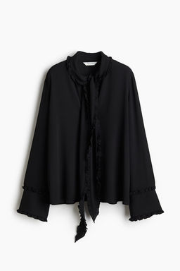 Blusa de volantes con lazada - H&m фото 5