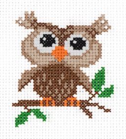 Klart набор для вышивания 8-368 Филинёнок 9 х 10 см