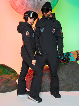 Женский сноубордический горнолыжный комбинезон Alpha Endless Aeternitas 223/2305 BLK - Черный  фото 5