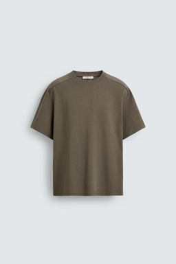 CAMISETA RELAXED FIT COSTURAS / Vis?n medio - Zara фото 7