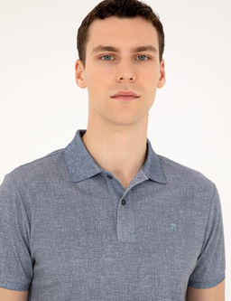 Lacivert Slim Fit Ti__rt - Pierre cardin фото 2