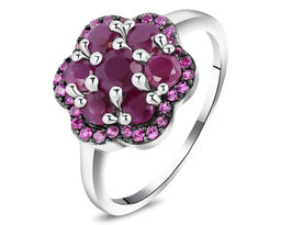 Кольцо, рубин корунд , нанорубин, Зима