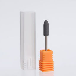 Цена за 2 шт. Фреза силиконовая для полировки, средняя, 5 × 16 мм, в пластиковом футляре, цвет чёрный