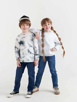 Джинсы regular fit Темно-синие - Bungly фото 10