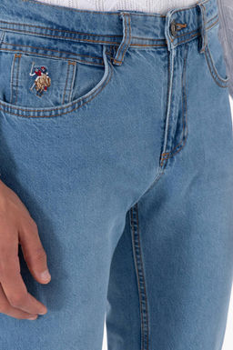 Erkek A__k Mavi Jean Pantolon Sepette S_rpriz _ndirim - U.s. polo assn фото 5