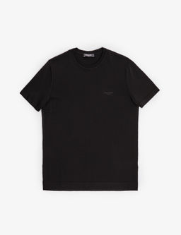 Siyah Slim Fit Bisiklet Yaka Triko Ti__rt