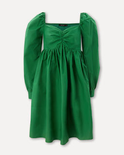 Хлопковое зеленое платье - Incity фото 14