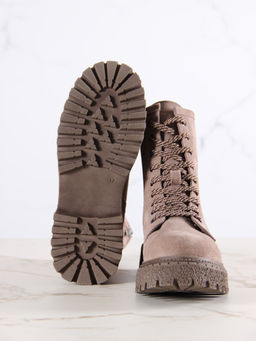 Ботинки EDART 327.22511br.Капучино замша/шерсть фото 5