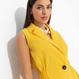 Жилет приталенный Летнее наслаждение (желтый) - Charutti фото 9