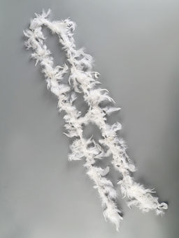 Карнавальный костюм Гэтсби, платье, боа, перчатки, бусы, р-р. 46-48 - Страна карнавалия фото 8