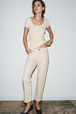 ZW COLLECTION COTTON HALTER TOP - Zara фото 9