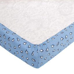 Пингвиния Набор для новорожденных Пингвиния/Борта:6шт; Подушка:1 шт-40*60; Наволочка(клапан):1шт.-40*60; Простыня на резинке:1шт.-120*60; Одеяло:1шт.-110*90; Пододеяльник:1шт.-110*90 Набор в кроватку (бязь) - Артпостелька фото 7