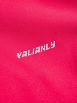 Парка спортивная женская с капюшоном softshell красного цвета 9568Kr - Mtforce фото 17