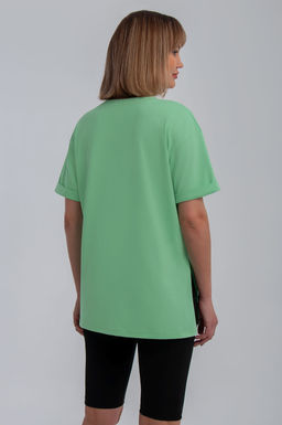 Арт. 31117 Футболка женская 44-52 (5 шт) Цвет:салатовый - Калинка фото 4