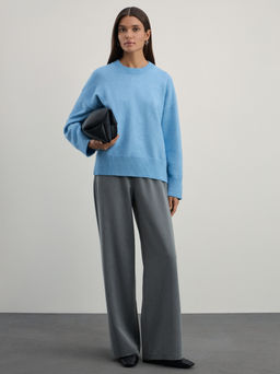 Базовый джемпер с добавлением шерсти / Zarina  фото 2