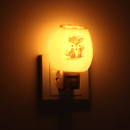 Светильник «Лисичка» 1×7 Вт Е11 белый 6×7×12 см