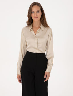 Kum Regular Fit Uzun Kollu G_mlek