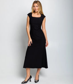 Платье #КТ3298, чёрный - Dommod фото 2