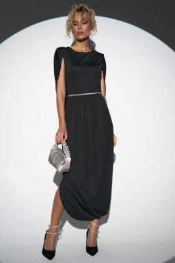 Платье Грация (черный) - Эльза фото 17