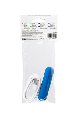 Вибропуля A-Toys NEP, силикон, синий, 8 см - Toyfa фото 9