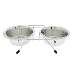 Набор из 2 мисок на подставке, 2 х 350 мл - Пижон фото 2