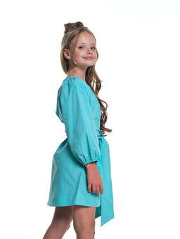 Платье с длинными рукавами UD 7591 бирюза - Mini maxi фото 4