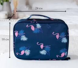 Косметичка синяя  Фламинго (3112) - Мой органайзер фото 2