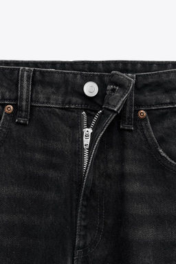 TRF WIDE-LEG MID-RISE FULL LENGTH JEANS - Zara фото 17