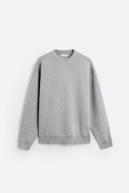 RELAXED FIT COTTON BLEND SWEATER - Zara фото 22