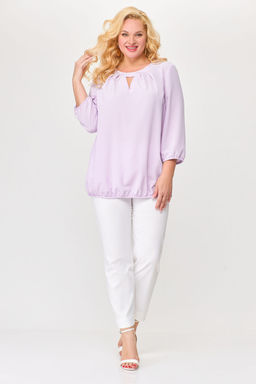 Блуза Swallow 803.2 черный+серебряный узор фото 515