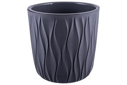 Горшок для цветов 11,2л Desert d265 h258мм серый - Полимербыт фото 3