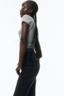 Slim Straight High Ankle Jeans - H&m фото 5