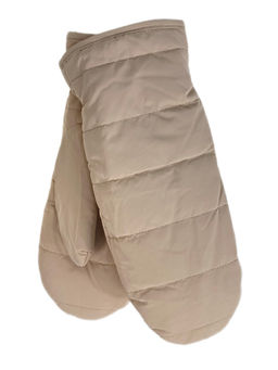 Зимние женские варежки с подкладом из искусственного меха, цвет бежевый