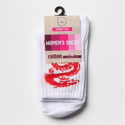 Носки «Красный дракон», белые, размер 29